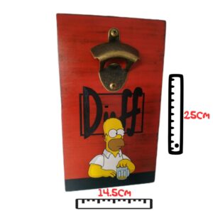 Destapador de los simpson medidas