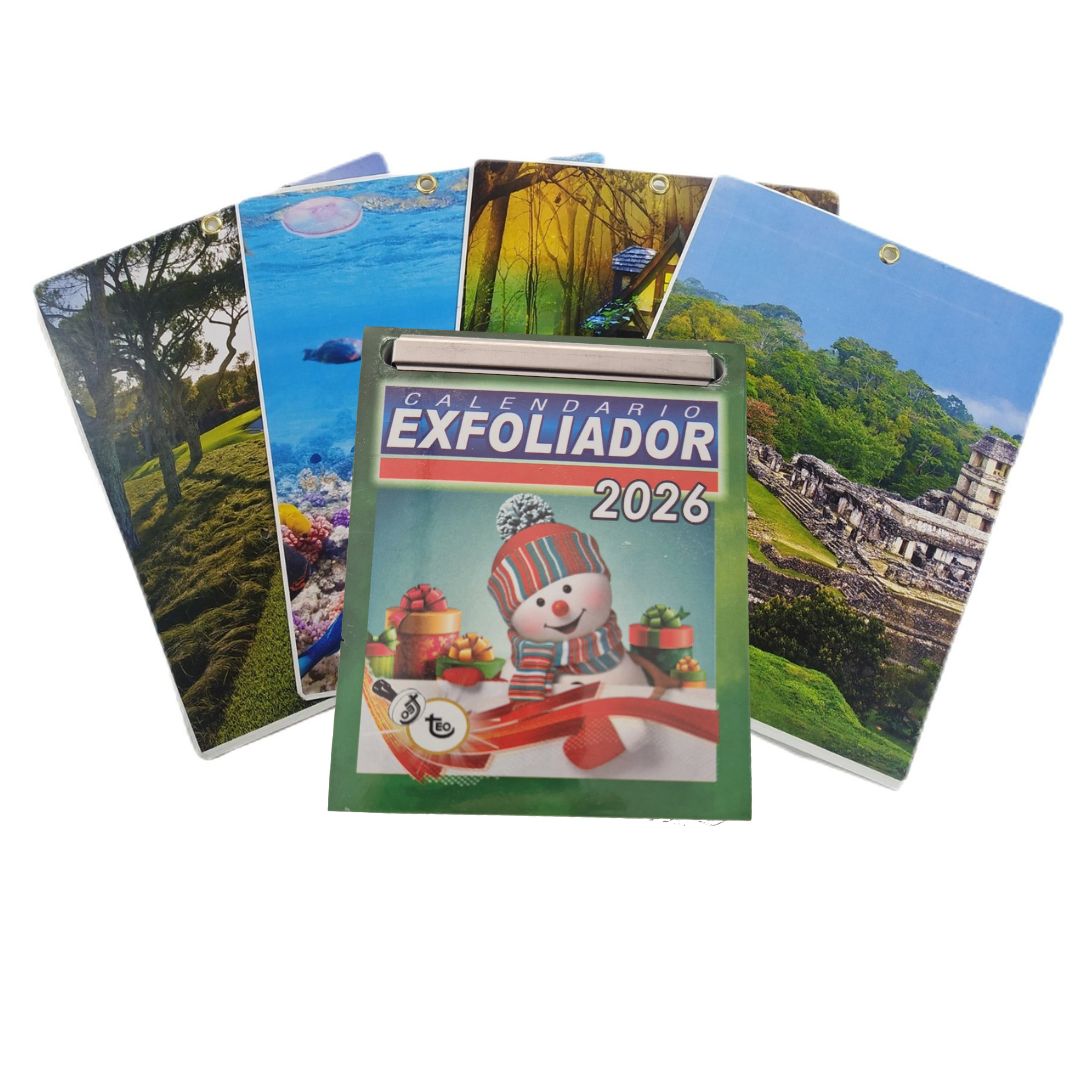 calendarios con respaldo impreso 2026